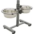 Następne zdjęcie produktu Drążek dla psa wys. 27cm, 2 miski 0,75l/15cm