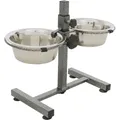 Następne zdjęcie produktu Drążek dla psa wys. 27cm, 2 miski 0,75l/15cm