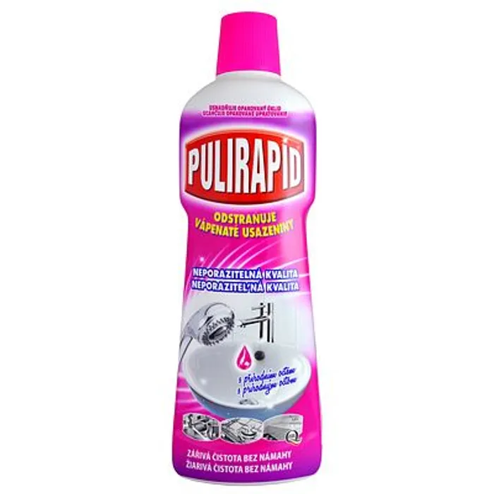 Główne zdjęcie produktu Pulirapid Aceto na vápenaté usazeniny tekutý čistič s přírodním octem 750 ml