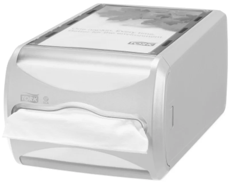 Główne zdjęcie produktu Pultový zásobník TORK 272513 Xpressnap na papírové ubrousky N4 světlešedý [1 ks]