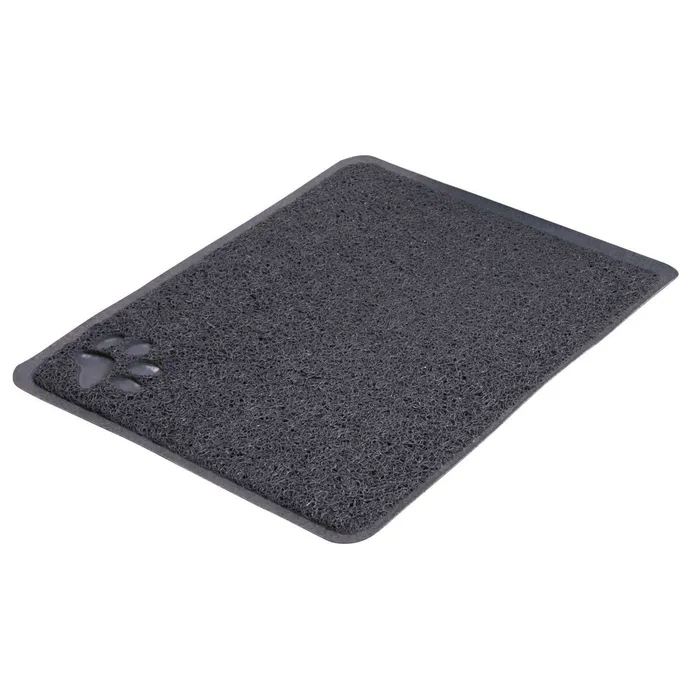 Główne zdjęcie produktu PVC předložka s tlapkou, šedá k WC 45 x 37 cm