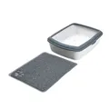 Następne zdjęcie produktu Mata PCV z łapką, szara do WC 45 x 37 cm