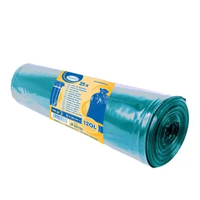 Worek na śmieci (LDPE) ECONOMY niebieski 70 x 110 cm 120L [25 szt]