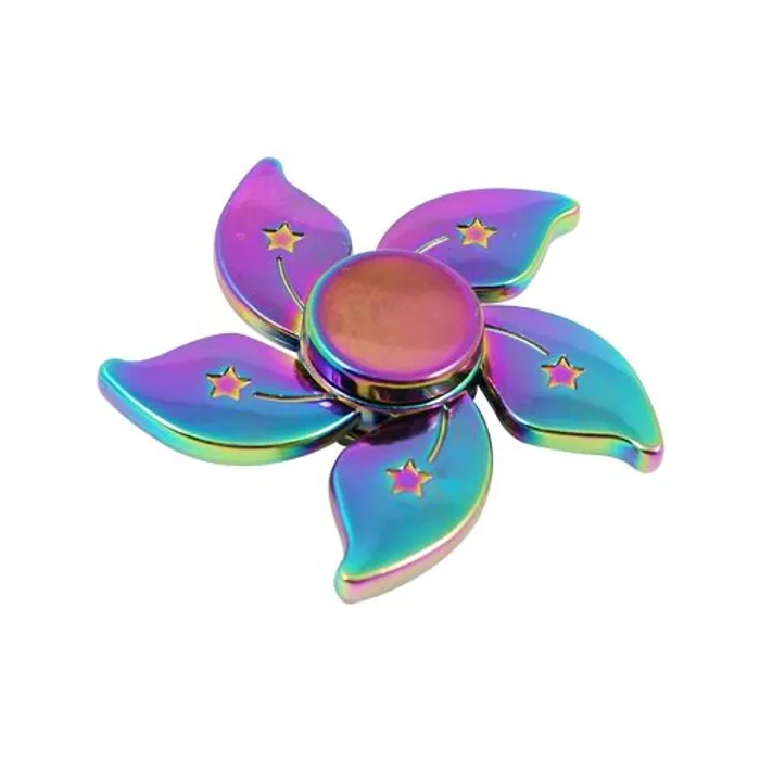 Główne zdjęcie produktu Rainbow Fidget Spinner - 5,5 cm, duhový kov