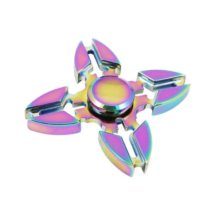 Główne zdjęcie produktu Rainbow Fidget Spinner - 7,5 cm duhový kov