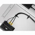 Stelaż / podstawa biurka, elektycznie regulowany, regulacja rozstawu 500mm, system antykolizyjny, biały, 100 kg nośność, Powerton