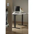 Stelaż / podstawa biurka, elektycznie regulowany, regulacja rozstawu 500mm, system antykolizyjny, czarny, 100 kg nośność, Powerton