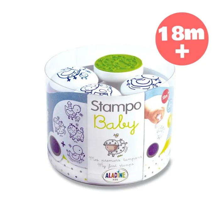 Główne zdjęcie produktu Razítka Aladine Stampo Baby - Zvířátka na dvorku