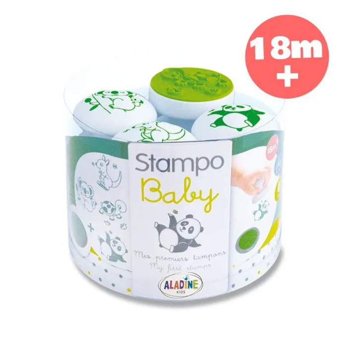 Główne zdjęcie produktu Razítka Aladine Stampo Baby - Zvířátka z daleka