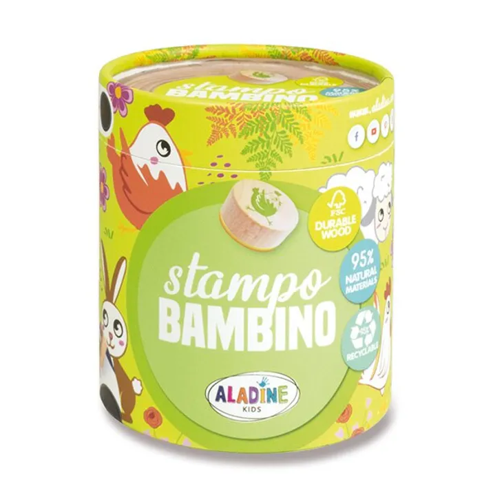 Główne zdjęcie produktu Razítka Aladine Stampo Bambino Farma, 8 ks
