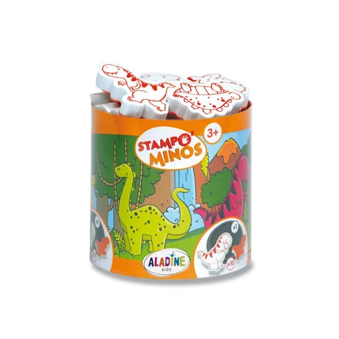 Główne zdjęcie produktu Razítka Aladine Stampo Minos - Dinosauři 10 razítek