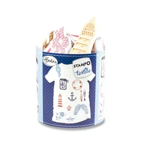 Stemple Aladine Stampo Textile Marina, 13 szt
