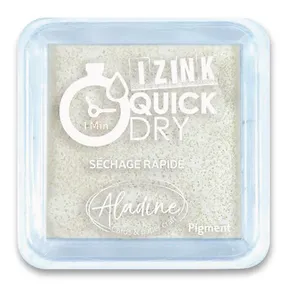 Podkładka do pieczątek Aladine Izink Quick Dry biała