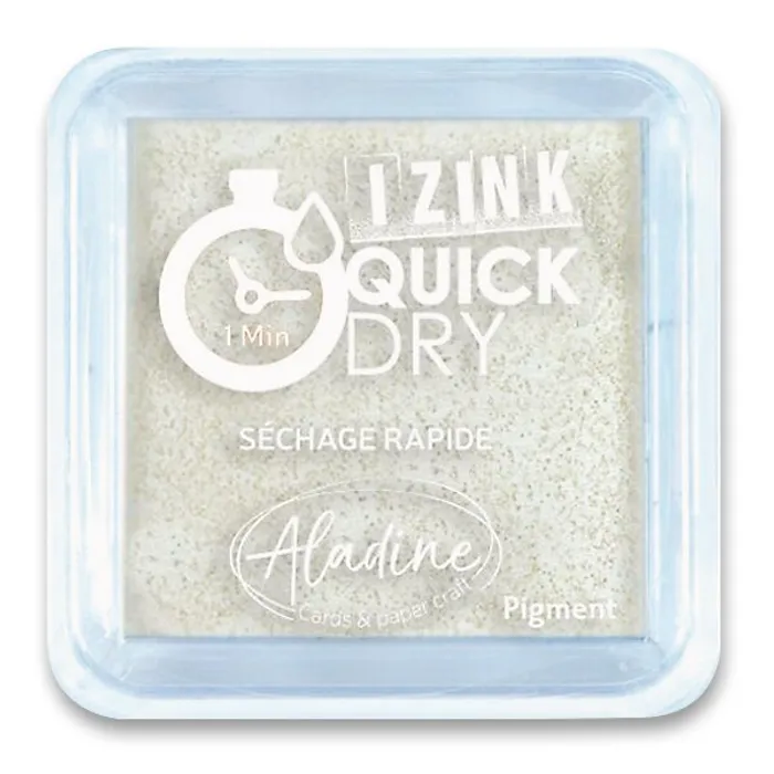 Główne zdjęcie produktu Razítkovací polštářek Aladine Izink Quick Dry bílá