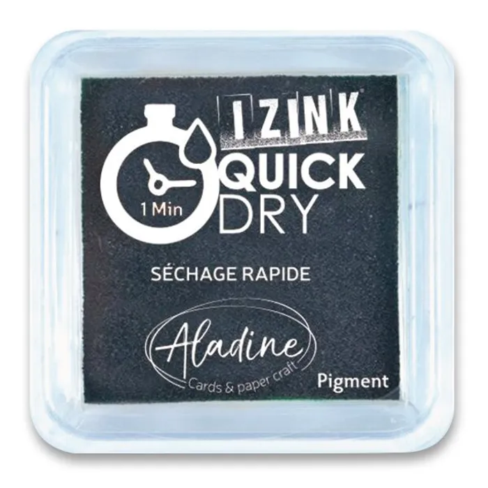 Główne zdjęcie produktu Razítkovací polštářek Aladine Izink Quick Dry černá