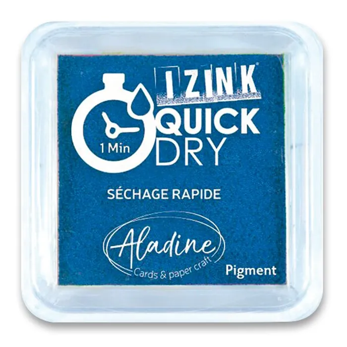 Główne zdjęcie produktu Razítkovací polštářek Aladine Izink Quick Dry modrá
