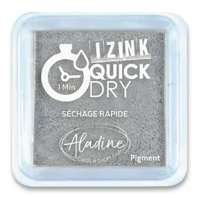 Mata do stempli Aladine Izink Quick Dry srebrny