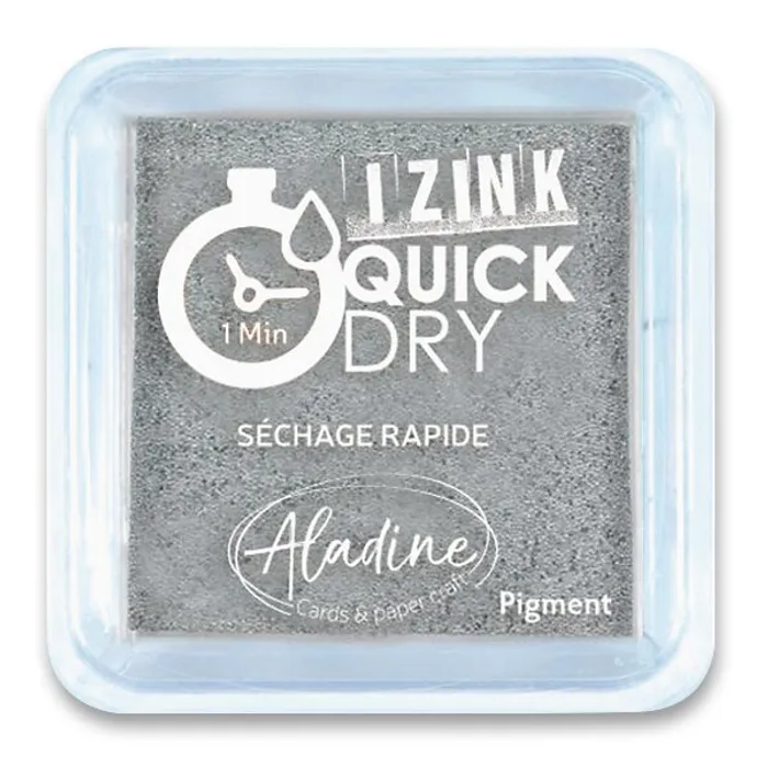 Główne zdjęcie produktu Razítkovací polštářek Aladine Izink Quick Dry stříbrná