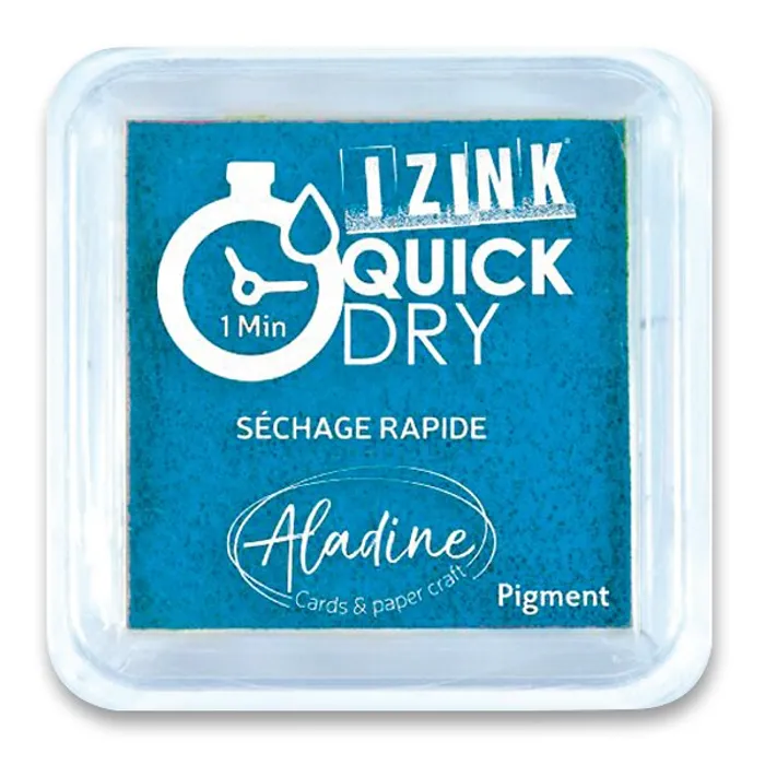 Główne zdjęcie produktu Razítkovací polštářek Aladine Izink Quick Dry tyrkysová