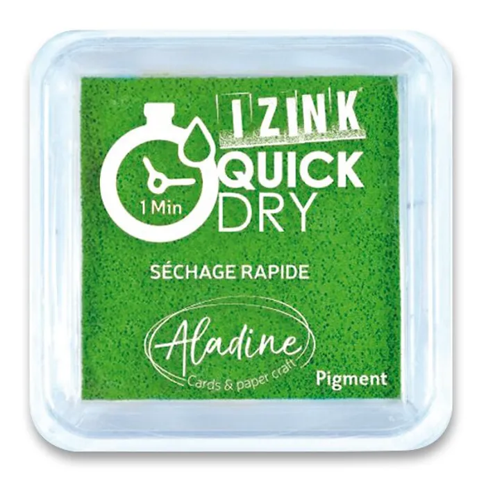 Główne zdjęcie produktu Razítkovací polštářek Aladine Izink Quick Dry zelená