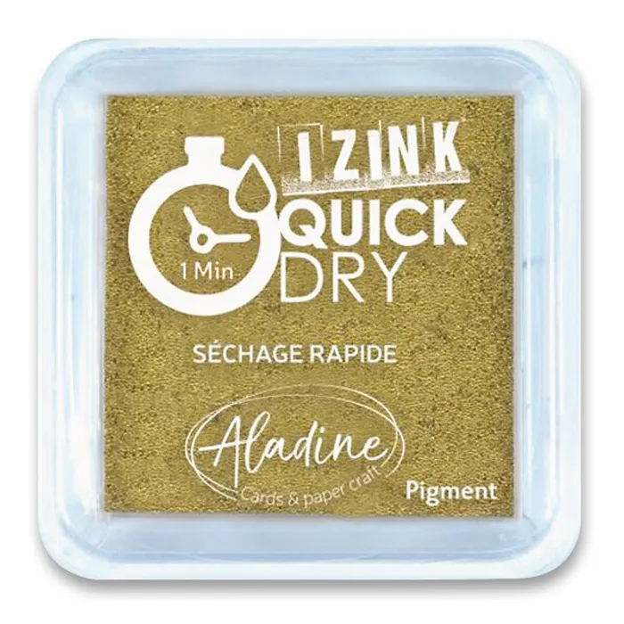Główne zdjęcie produktu Razítkovací polštářek Aladine Izink Quick Dry zlatá