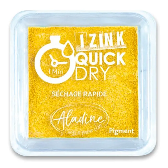 Główne zdjęcie produktu Razítkovací polštářek Aladine Izink Quick Dry žlutá