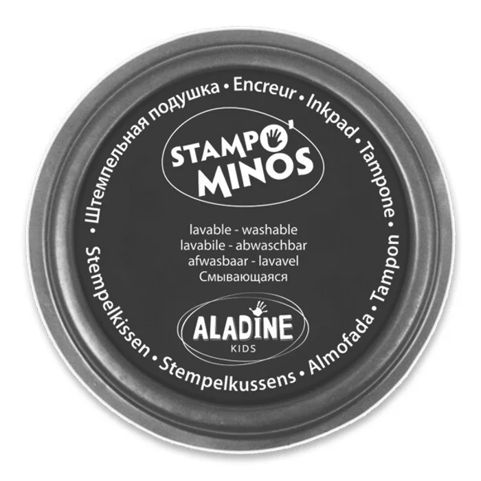 Główne zdjęcie produktu Razítkovací polštářek Aladine Stampo Colors černý