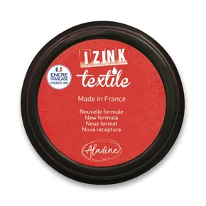 Stempel Izink tekstylny czerwony