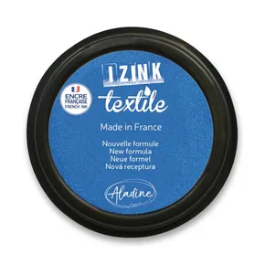 Stempel Izink tekstylny niebieski