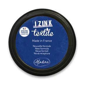 Stempel Izink Textile ciemnoniebieski