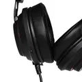 Następne zdjęcie produktu Red Fighter H3, słuchawki z mikrofonem, regulacja głośności, czarno-czerwona, dla graczy, podświetlenie, 2x 3.5 mm jack + USB