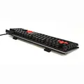 Red Fighter K1, klawiatura US, do gry, podświetlona rodzaj przewodowa (USB), czarna, 3 kolory podświetlania