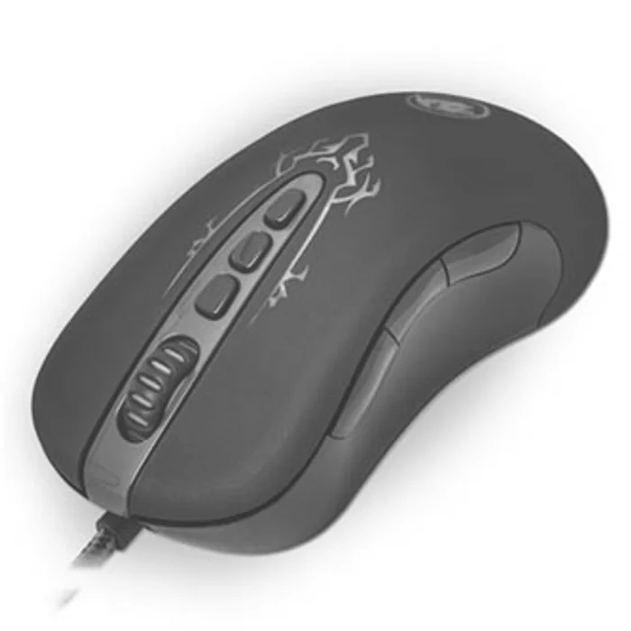 Główne zdjęcie produktu Redragon Myš Origin, 4000DPI, optická, 10tl., 1 kolečko, drátová USB, černo-červená, hern