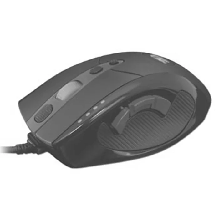 Główne zdjęcie produktu Redragon Myš TITANOBOA, 8200DPI, laserová, 10tl., 1 kolečko, drátová USB, černo-červená,