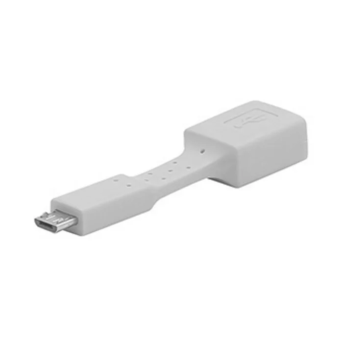 Główne zdjęcie produktu Redukce USB (2.0) micro, USB micro M- USB A F, 0m, žlutá