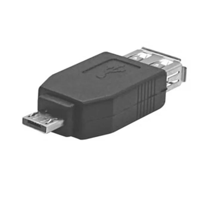Główne zdjęcie produktu Redukce, USB (2.0), USB micro (2.0) M-USB A (2.0) F, 0, černá, Logo