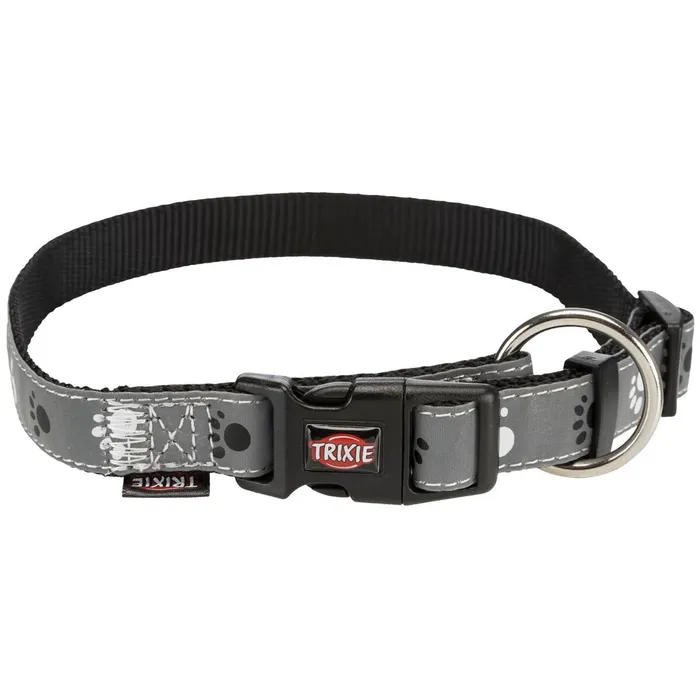 Główne zdjęcie produktu Reflexní obojek SILVER REFLECT S-M:30-45cm/15mm