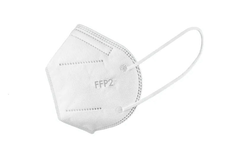 Główne zdjęcie produktu Respirátor ústní ochranný 5-vrstvý FFP2 obličejová maska [10 ks]