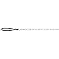 Następne zdjęcie produktu Smycz z łańcuszkiem, czarna L-XL: 1,00 m/4 mm