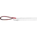 Smycz z łańcuszkiem, czerwona L-XL: 1,00 m/4 mm