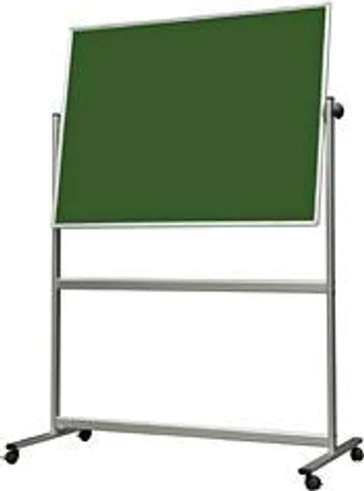 Główne zdjęcie produktu Revolverová lakovaná tabule pro popis křídou - 150 x 100 cm
