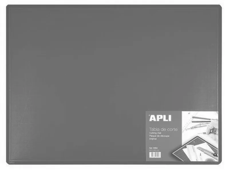 Główne zdjęcie produktu Řezací podložka, zelená, A2, 600x450x3 mm, APLI