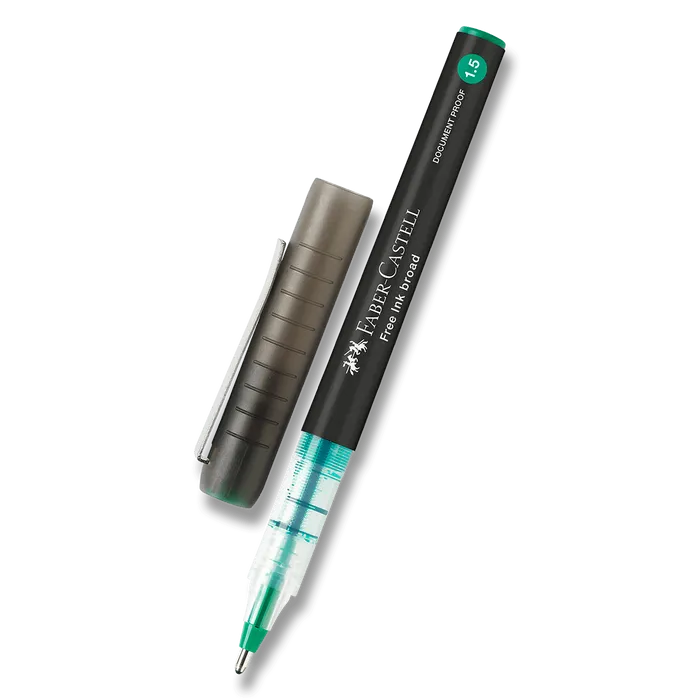 Główne zdjęcie produktu Roller Faber-Castell Free Ink 1,5 zelený