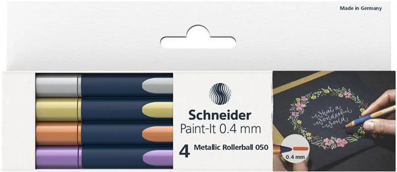 Główne zdjęcie produktu Roller Schneider Paint-it 050 Metallic sada 4 ks