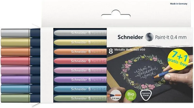 Główne zdjęcie produktu Roller Schneider Paint-it 050 Metallic sada 8 ks