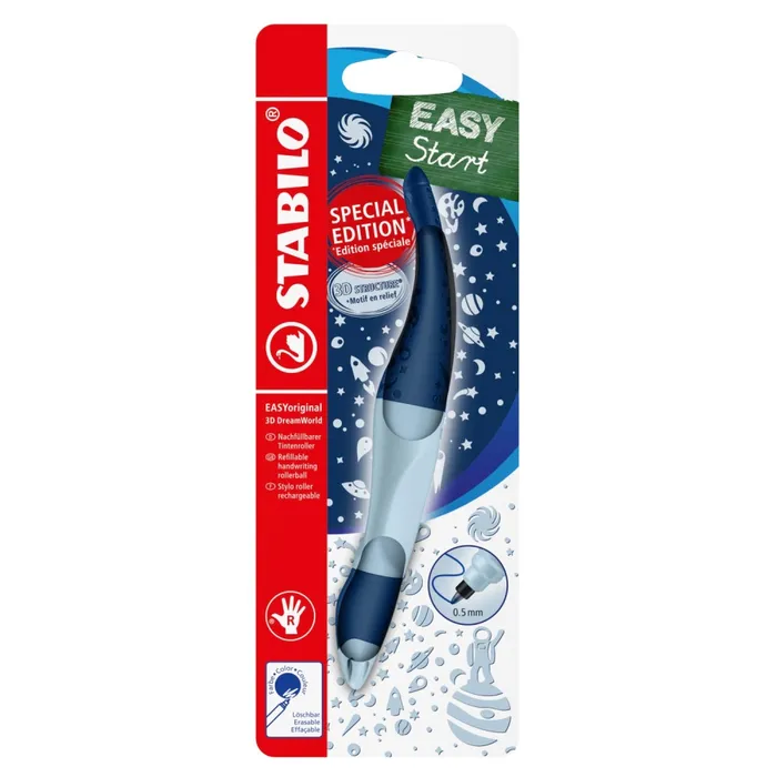 Główne zdjęcie produktu Roller STABILO EASYoriginal 3D DreamWorld - pro praváky, modrá