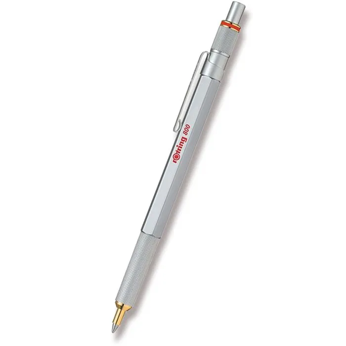 Główne zdjęcie produktu Rotring 800 Silver kuličková tužka, M