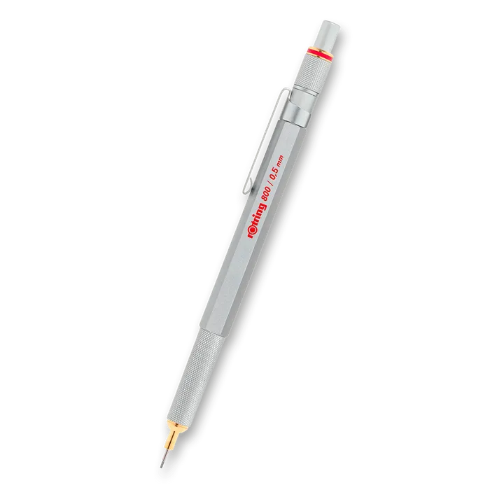 Główne zdjęcie produktu Rotring 800 Silver mechanická tužka hrot 0,5 mm