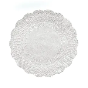 Papier na talerz okrągły biały średnica 32cm [500 szt]