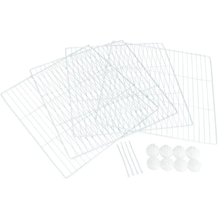 Główne zdjęcie produktu Rozšiřovací drátěně díly 35 x 35 cm k interiérovému výběhu #62460, 4 ks, bílá
